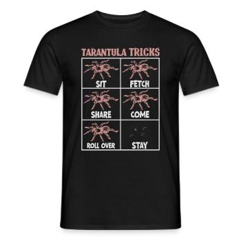 Tarantula breeder spider owner tarantula - Men's T-Shirt - black - Front - AI Model Male 178 light (178cm)