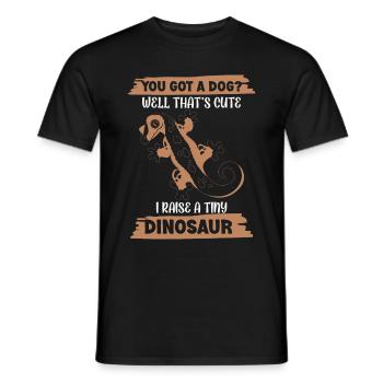 Crown Gecko Reptile Gecko Terrarium Pet - T-shirt homme - noir - Devant - AI Model Male 178 light (178cm)