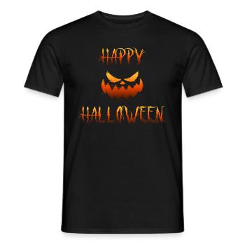 Halloween Visage effrayant - T-shirt homme - noir - Devant - AI Model Male 178 light (178cm)