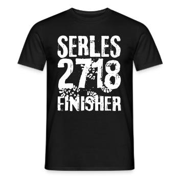 Serles 2718 Finisher Tirol Randonnée Alpinisme - T-shirt homme - noir - Devant - AI Model Male 178 light (178cm)