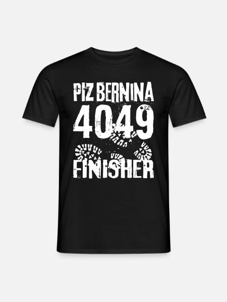Piz Bernina 4049 Finisher Mountaineer Switzerland 4000 - Men's T-Shirt - black