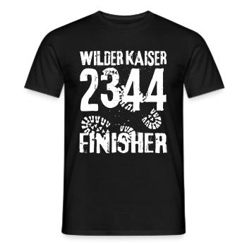 Wilder Kaiser Kitzbühel Bergsteiger Wandern Tirol - Männer T-Shirt - Schwarz - Vorne - AI Model Male 178 light (178cm)