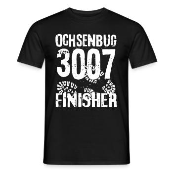 Ochsenbug 3007 Hohe Tauern Venediger Bergsteiger - Men's T-Shirt - black - Front - AI Model Male 178 light (178cm)