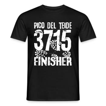 Canadas Pico del Teide Tenerife Alpinisme Montagne - T-shirt homme - noir - Devant - AI Model Male 178 light (178cm)