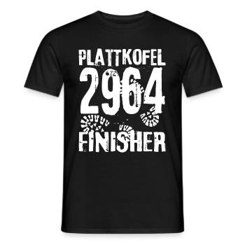 Plattkofel Sasso Piatto Sas Plat Südtirol Wanderer - Männer T-Shirt - Schwarz - Vorne - AI Model Male 178 light (178cm)