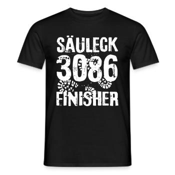 Säuleck Gipfel Hohe Tauern Glocknergruppe Wandern - Männer T-Shirt - Schwarz - Vorne - AI Model Male 178 light (178cm)