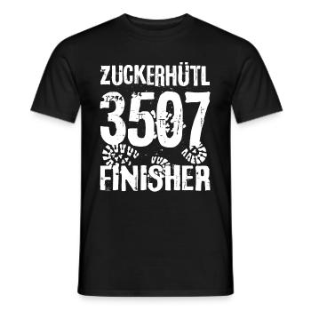 Zuckerhütl 7 Sieben Gipfel Stubai Stubaital Wander - Männer T-Shirt - Schwarz - Vorne - AI Model Male 178 light (178cm)
