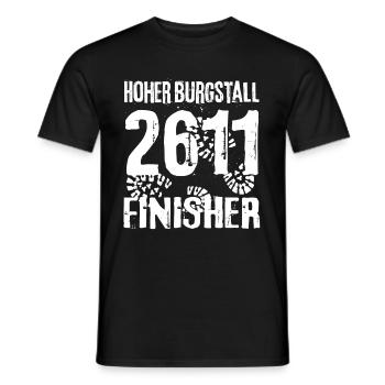 Hoher Burgstall Berg Sieben Gipfel Stubai Wandern - Männer T-Shirt - Schwarz - Vorne - AI Model Male 178 light (178cm)
