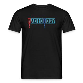 Département de radiologie Radiologue Joke Radiographie - T-shirt homme - noir - Devant - AI Model Male 178 light (178cm)