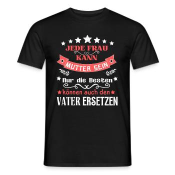 Schöner Spruch für Mütter - Muttertag - super Mama - Männer T-Shirt - Schwarz - Vorne - AI Model Male 178 light (178cm)