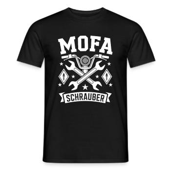 Mécanicien de cyclomoteur Conducteur de cyclomoteur - T-shirt homme - noir - Devant - AI Model Male 178 light (178cm)