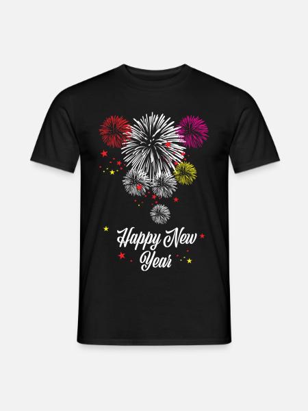 Fireworks lovers - Men's T-Shirt - black