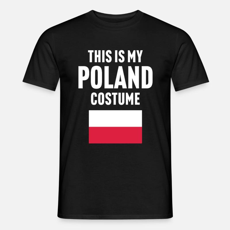 C’est mon costume de Pologne - T-shirt homme - noir