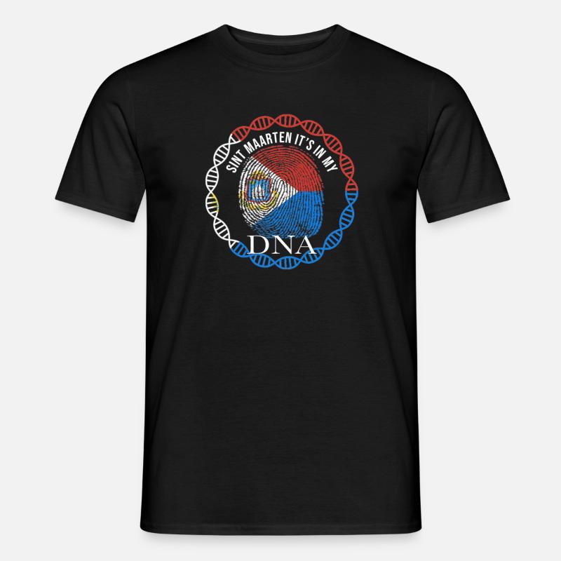 Sint Maarten c'est dans mon ADN - T-shirt homme - noir