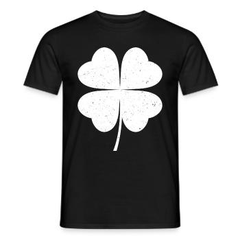 Shamrock - Men's T-Shirt - black - Front - AI Model Male 178 light (178cm)