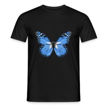 Butterfly Flag Of Somalia - Men's T-Shirt - black - Front - AI Model Male 178 light (178cm)
