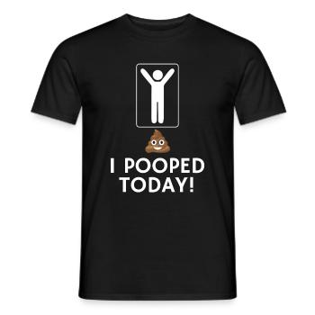 merde Poop Designs - T-shirt homme - noir - Devant - AI Model Male 178 light (178cm)