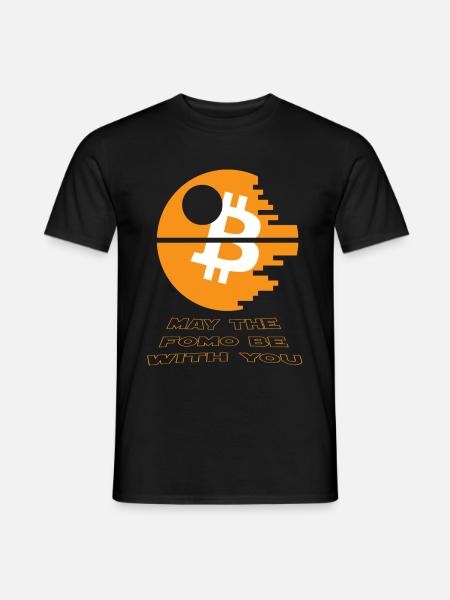 Bitcoin Star and Wars 2018 - Étoile de la mort - Crypto - T-shirt homme - noir