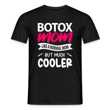 Botox - Männer T-Shirt - Schwarz - Vorne - AI Model Male 178 light (178cm)