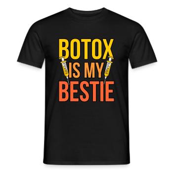 Botox - Männer T-Shirt - Schwarz - Vorne - AI Model Male 178 light (178cm)