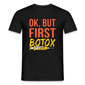 Botox - Männer T-Shirt - Schwarz - Vorne - AI Model Male 178 light (178cm)
