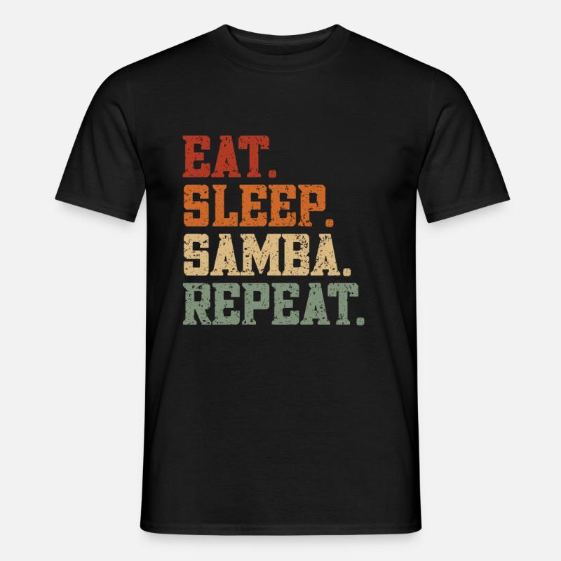 Samba - Männer T-Shirt - Schwarz