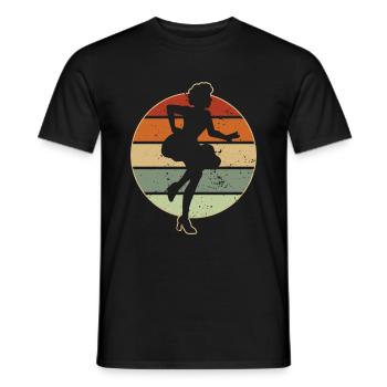 Samba - Männer T-Shirt - Schwarz - Vorne - AI Model Male 178 light (178cm)