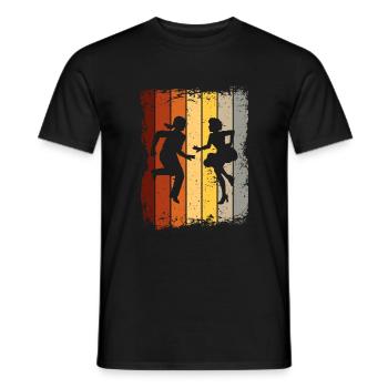 Samba - Männer T-Shirt - Schwarz - Vorne - AI Model Male 178 light (178cm)