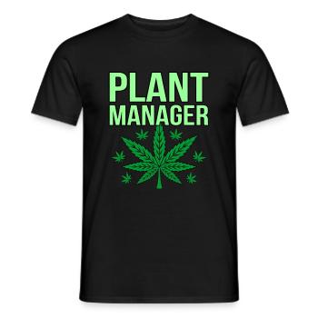 Cannabis - T-shirt homme - noir - Devant - AI Model Male 178 light (178cm)