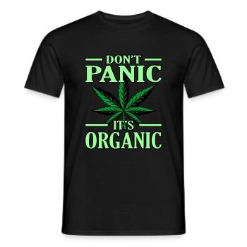 Cannabis - Heren T-shirt - zwart - Voor - AI Model Male 178 light (178cm)