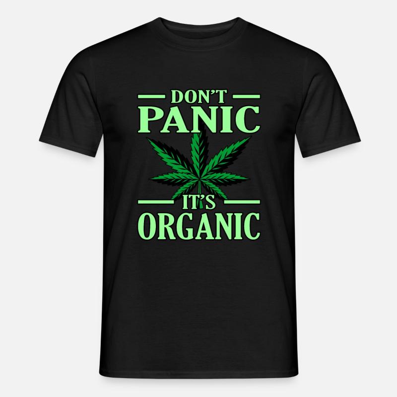 Cannabis - Männer T-Shirt - Schwarz