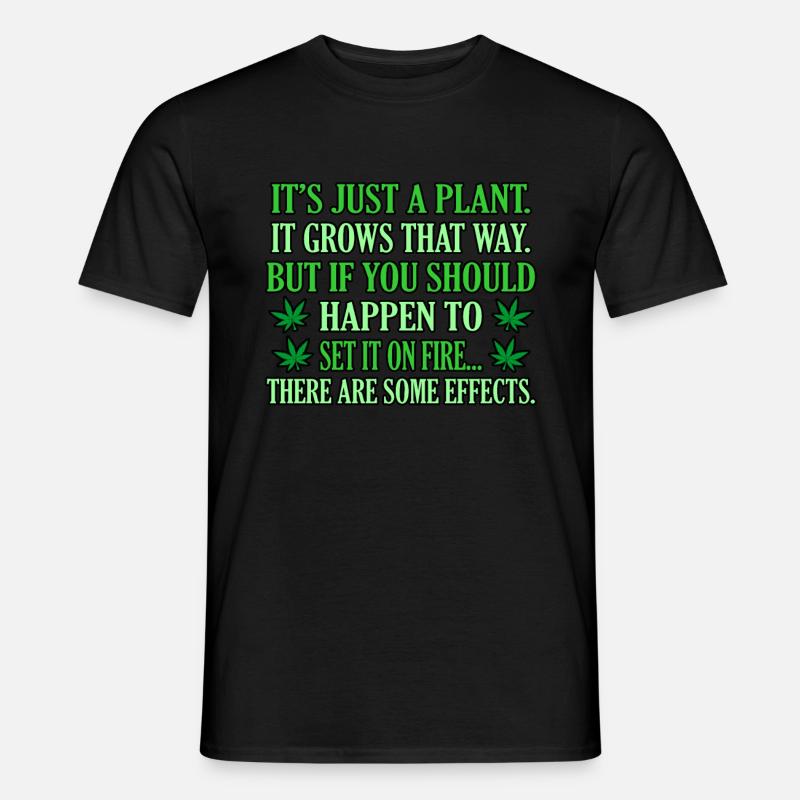 Cannabis - Männer T-Shirt - Schwarz