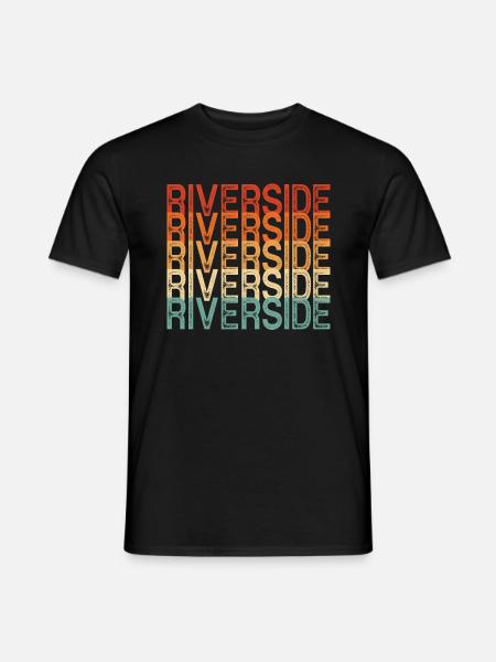 Riverside California - Men's T-Shirt - black