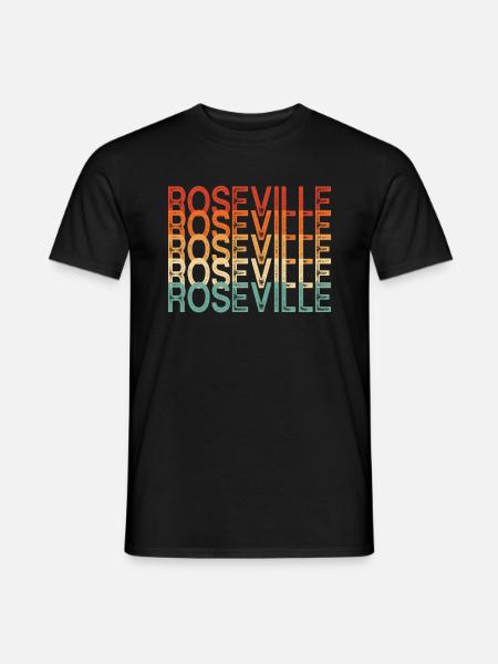 Roseville - Men's T-Shirt - black
