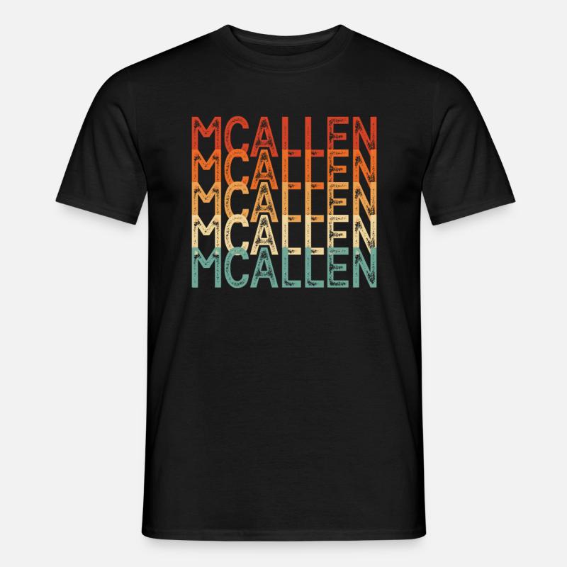 Mcallen - Männer T-Shirt - Schwarz