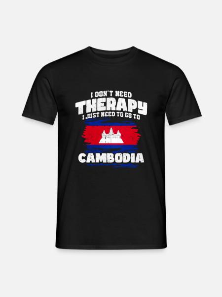 Cambodia - Men's T-Shirt - black