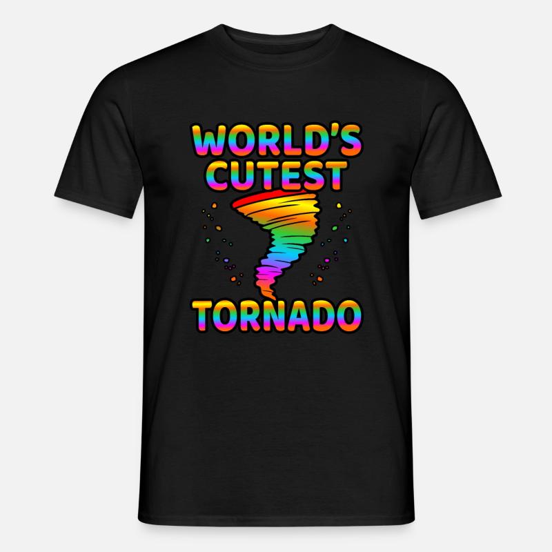 Tornado - Männer T-Shirt - Schwarz
