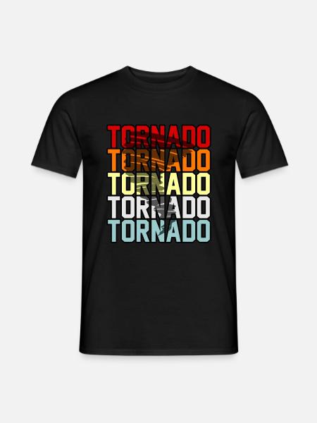 Tornado - Men's T-Shirt - black