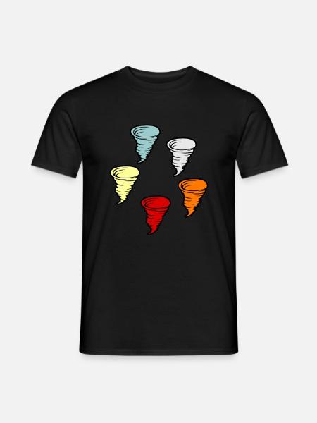 Tornado - Men's T-Shirt - black