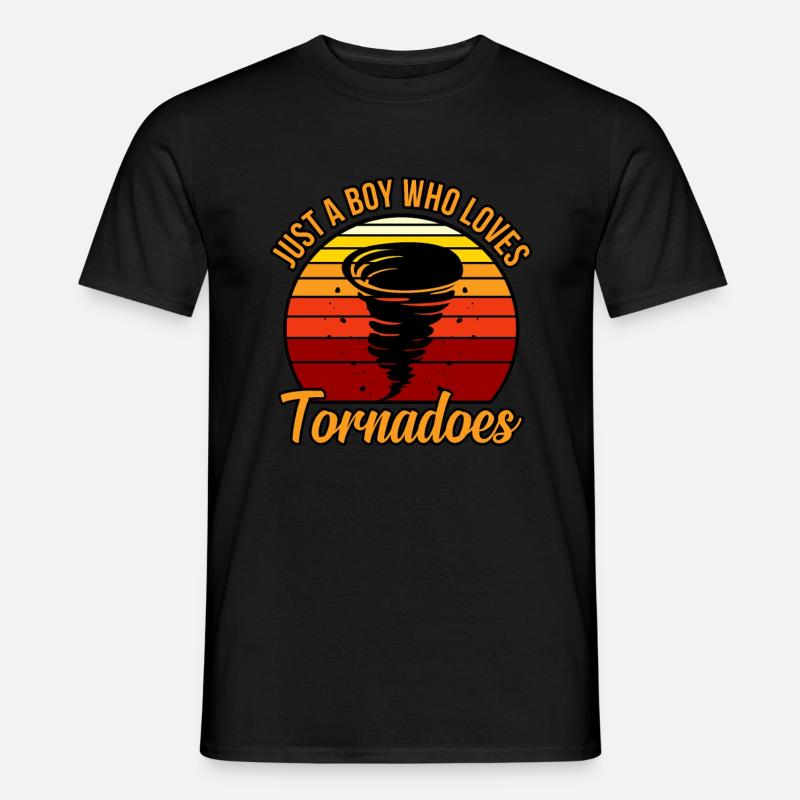 Tornado - Männer T-Shirt - Schwarz