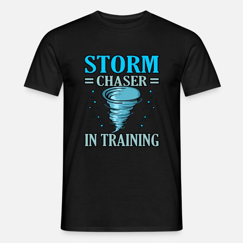 Tornado - Männer T-Shirt - Schwarz