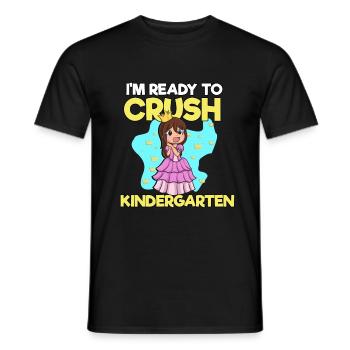 Kindergarten - Men's T-Shirt - black - Front - AI Model Male 178 light (178cm)