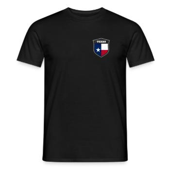 Texas - T-shirt homme - noir - Devant - AI Model Male 178 light (178cm)