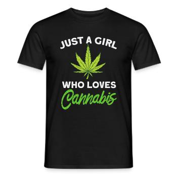 Filles de cannabis - T-shirt homme - noir - Devant - AI Model Male 178 light (178cm)