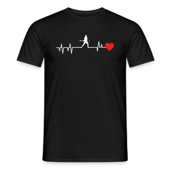 Schleudern Hurling - Männer T-Shirt - Schwarz - Vorne - AI Model Male 178 light (178cm)