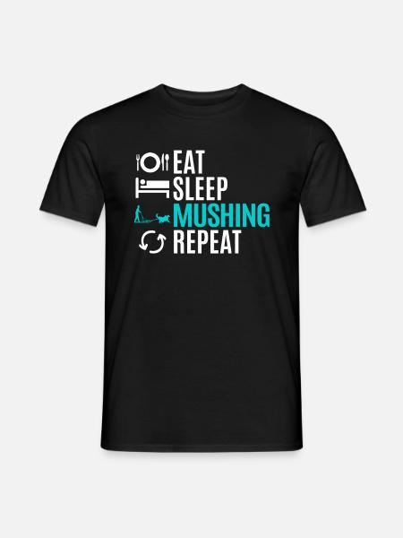 Chien de traîneau Racing Sled Dog Cadeau - T-shirt homme - noir