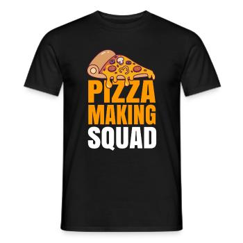 Pizza Maker Pizza Maker Pizza Love - Men's T-Shirt - black - Front - AI Model Male 178 light (178cm)