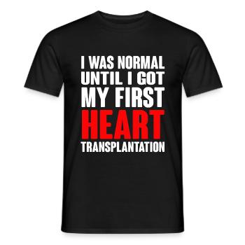 Operation Heart Gift - Men's T-Shirt - black - Front - AI Model Male 178 light (178cm)