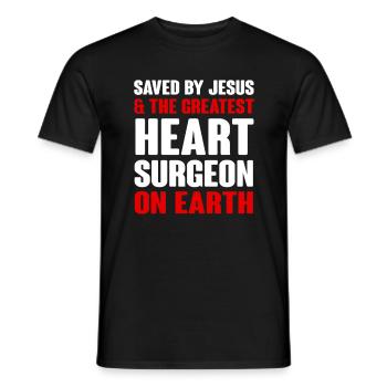 Operation Heart Gift - Men's T-Shirt - black - Front - AI Model Male 178 light (178cm)