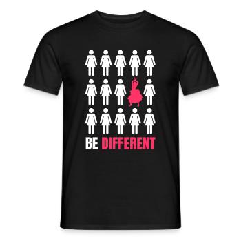 Flamenco - T-shirt homme - noir - Devant - AI Model Male 178 light (178cm)